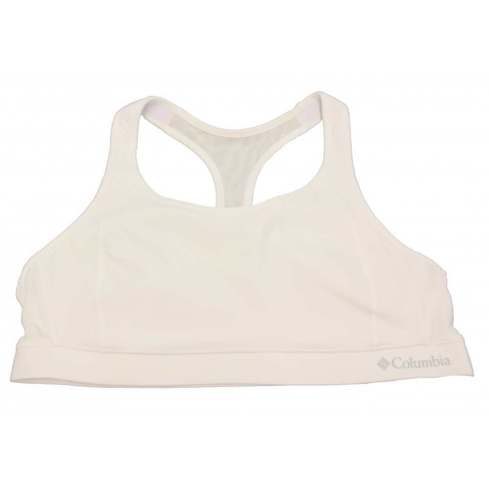 Women's Support Moulded Cup Sports Bra - White