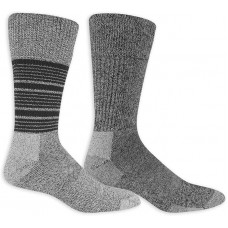 Dr. Scholl's Men's Crew Advanced Relief Crew Socks, 2 Pair, charcoal assorted, Men's Shoe Size 6-12.5