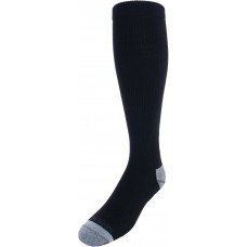 Men's Over the Calf Work Compression,1 pair, Black, 10-13