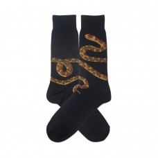 Hotsox Men's Snake Socks 1 Pair, Black, Men's 8.5-12 Shoe