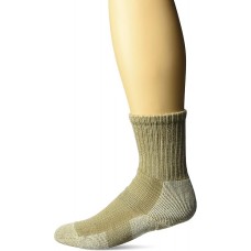 Thorlo Womens Hiking Moderate Cushion Crew 1 Pair, Khaki, Small