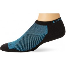 Thorlos Unisex Running Light Cushion Low Cut, Blue Aster/Black, S