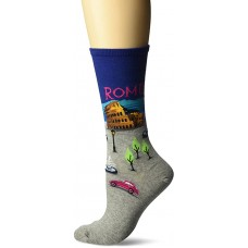 HotSox Womens Rome Socks, Dark Blue, 1 Pair, Womens Shoe 4-10